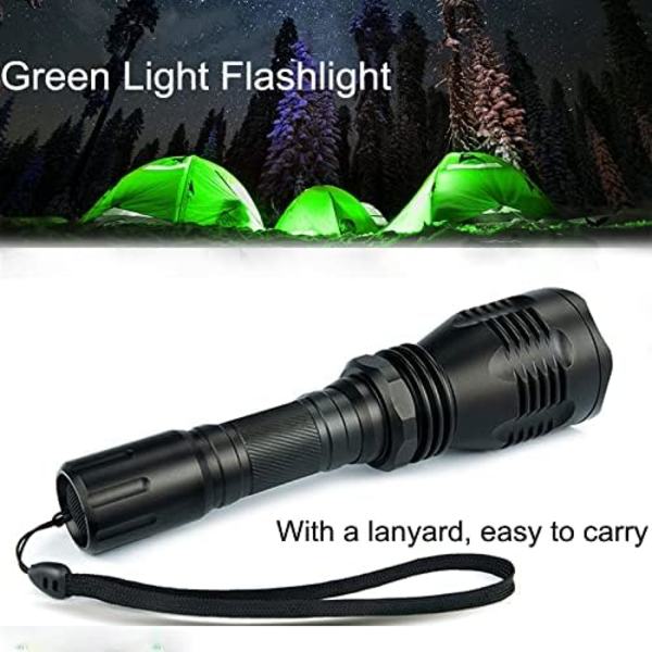 Super Green Light Flashlight Remote Control Rechargeable Tactical Flashlight Waterproof Hunting Flashlight 2023 NEW
