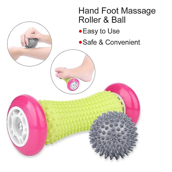 Handfotmassage Rulle Lindring Plantar Fasciit Fot Avslappning Rulle Massageboll