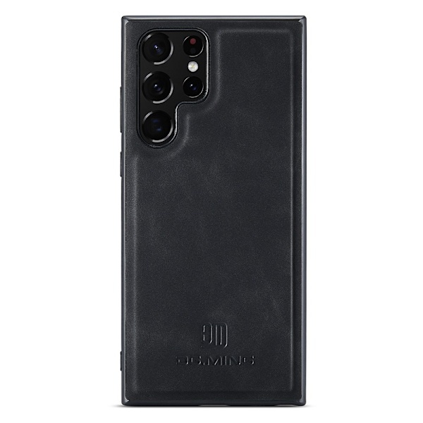 DG.MING Samsung Galaxy S23 Ultra Cover Læderbelagt Sort