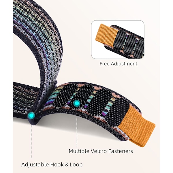 Woven Nylon Sport Band för 3, 4 och Sense