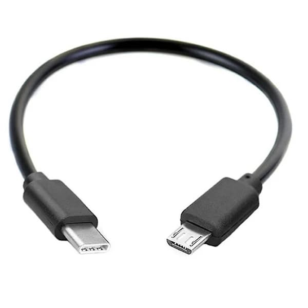 30/100cm Universaali Type-C - Micro USB -kaapeli Pituus Käyttö kaikille Type-C-porteille[CO]