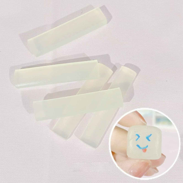5 st Formbar Plast, Smältbar Plast, Smälter i Varmt Vatten Smyckestillverkning Resin Art Supplies Termoplastiska Remmar