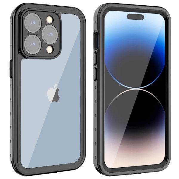 REDPEPPER iPhone 14 Pro Cover 360 Vandtæt IP68 Sort