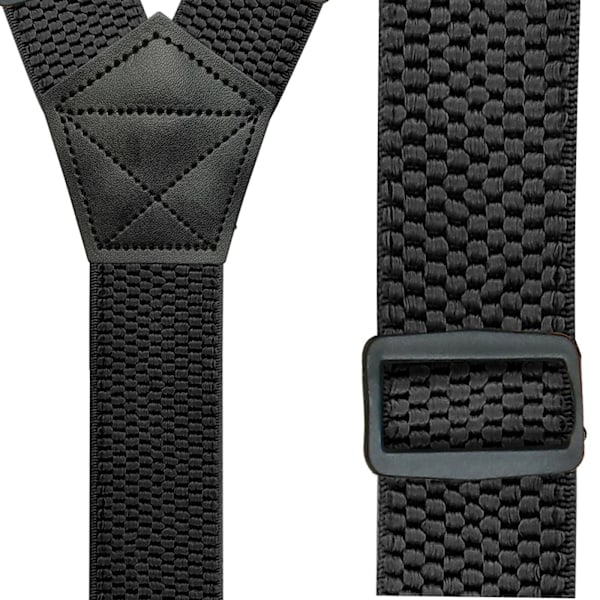 Adjustable Elastic Suspenders, Men's Suspenders with Heavy Duty Clip and Adjustment, Braces