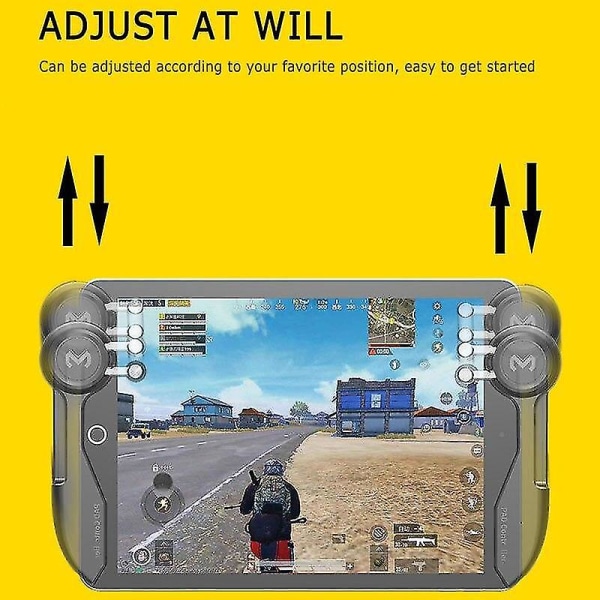 Pubg Six Finger Joystick Trigger Controller L1r1 Fire Aim Button Gamepad Joystick
