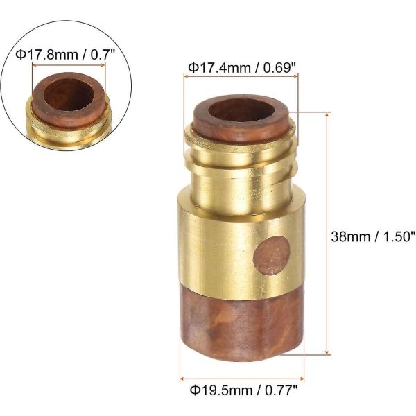 2 stk sveisegassdiffusor, 350a rød fiberkontakt gassdiffusor spissholder, robust isolasjonshylse sprøytepistol