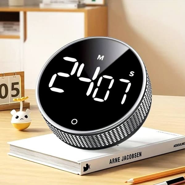 Digital timer med magnet og LCD-skærm - Køkkenur