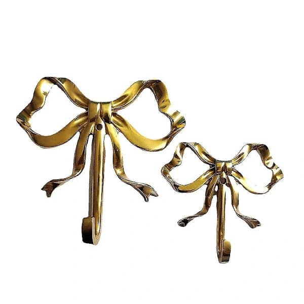Bow Hook Enkel Hängare Guld Krok Bågeformad Väggkrok Väggmonterad Krok Badrumsvägg Ho[CO]