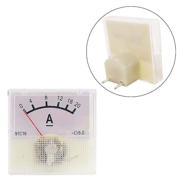Amperemätare för likström Analog strömmeter Panel Mekanisk pekartyp för industri