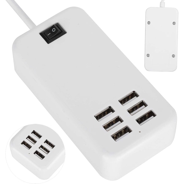 30W USB Multi-Charger Laddningsstation