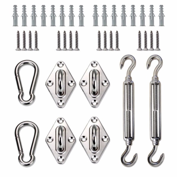 Installation av 40-pack 304 rostfritt stål Sail Hardware Kit