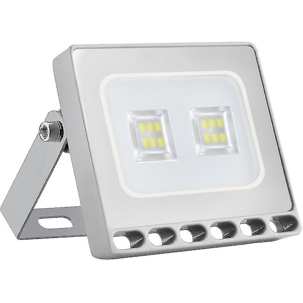 Højtydende 10w udendørs LED-projektør - IP66 vandtæt sikkerhedslys til gadebelysning (koldt hvidt)