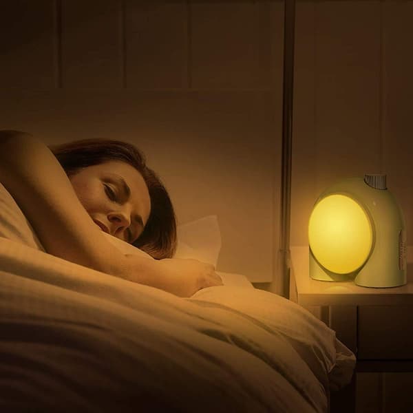 Trådløs smart bordlampe, programmerbar omgivelsesbelysning med RGB