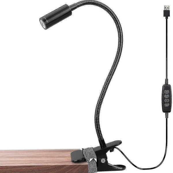 Clip On Reading Lamp, Eye Caring Usb Desk Lamp For Bedside Headboard -aya