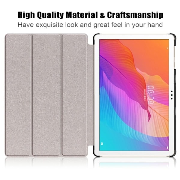 Huawei MatePad T 10 / T 10s - Kolminkertainen suojakotelo - Sivellinmaalaus