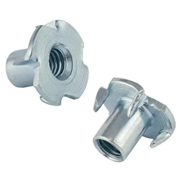 T-mutter med klor, 4-punktsmutter, klofäste M6 x 12 mm, 50 stycken[co]