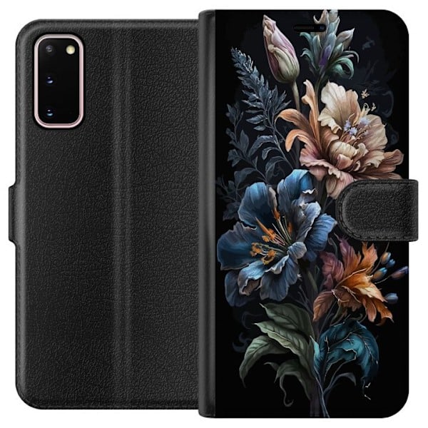 Samsung Galaxy S20 Plånboksfodral Blommor