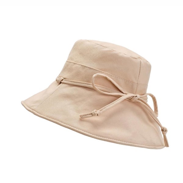 Damhattar Kvinnohattar Utomhus Fiskehatt Elegant Keps Dam Solhatt Dam Bokmnot Hatt Solkeps Khaki2 Khaki 29*29CM