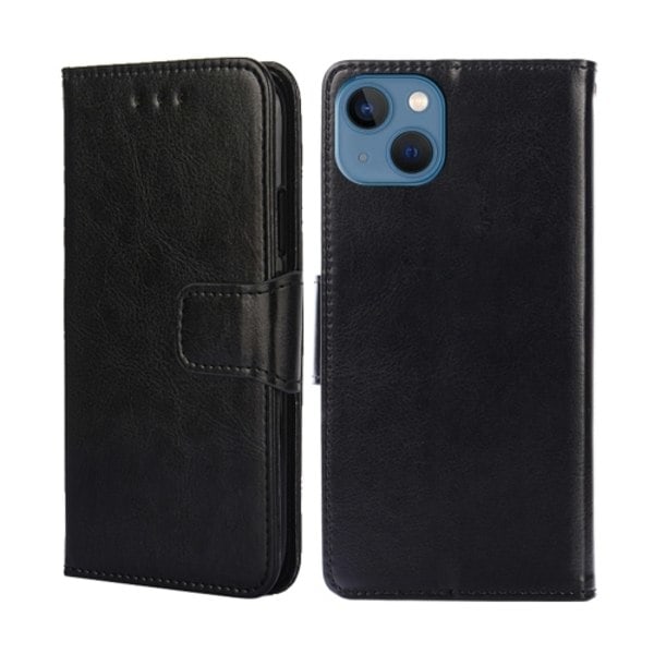 iPhone 14 Etui Klassisk Tekstur Sort