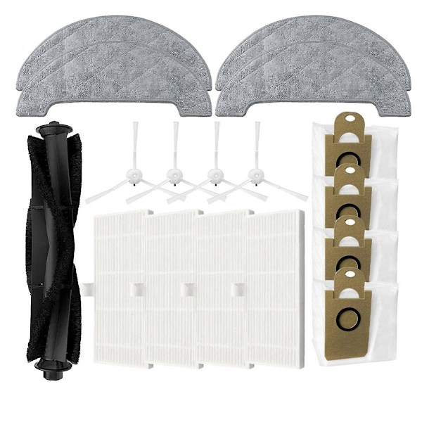 Reservedeler for Miwhole M8 Pro - Hovedbørste, HEPA-filter, moppeklut, støvbørste