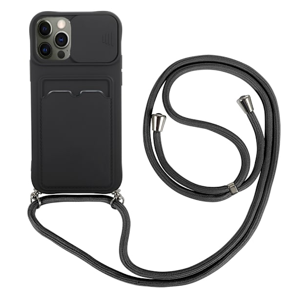 iPhone 12 Pro Max - Deksel med kortholder Lila