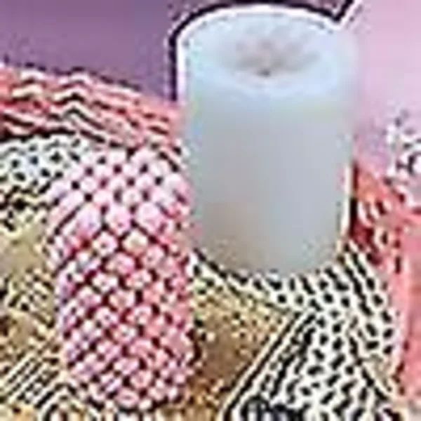 Silikoneform til lys, 3D cylindriske lysforme, geometrisk E-form, lysfremstilling støbeforme, DIY duftlysform, silikoneforme til dig selv
