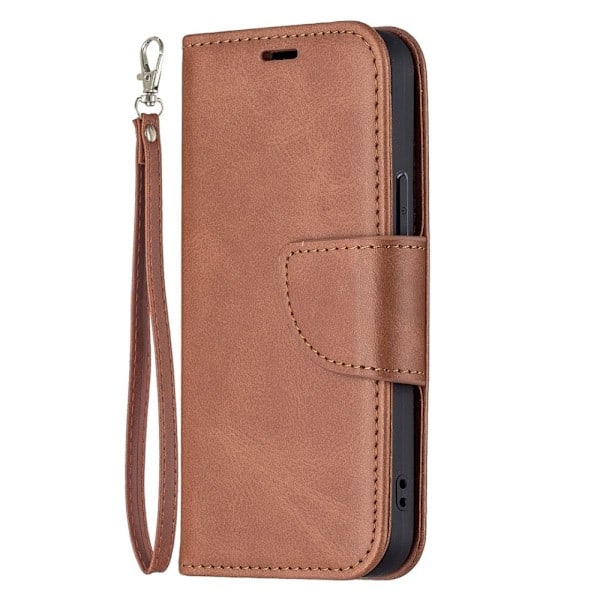 iPhone 13 Mini - Shark Solid Lær Etui - Brun