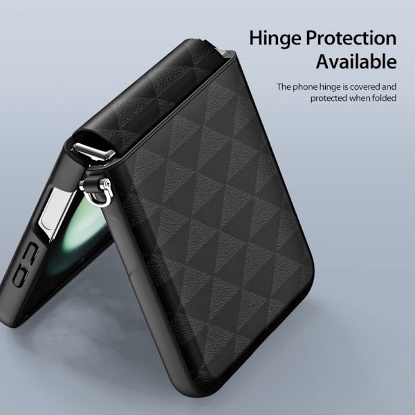 DUX DUCIS Galaxy Z Flip 6 Cover Fitt Series Kortholder Sort