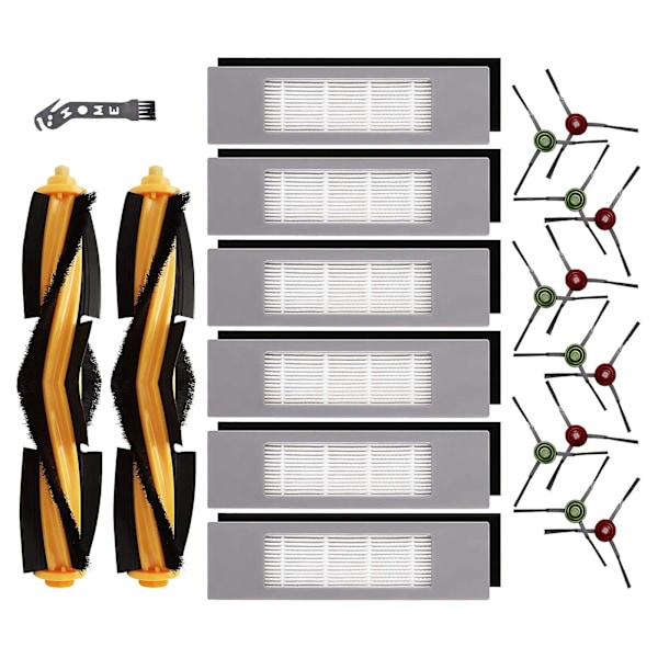 24 stk. til Deebot Ozmo 920 950 T5 T8 T8 Aivi T8 Max T9 Max T9 Power N7 N8 N8+ støvsugertilbehør