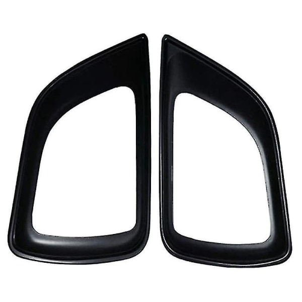 2pcs Black Fog Lamp Frame Cover For Np300 Navara D23 4wd 2017 2018