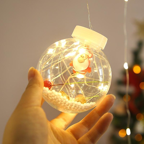 Eventyrlys - Ønskeball Lyssnor Led-lys med 8 Moduser Fjernkontroll Julelys til Soverom Fest - Varm Hvit