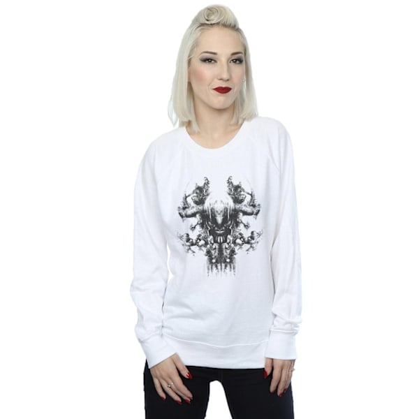 Marvel Dame Avengers Endgame Thanos Rorschach Sweatshirt Hvid M