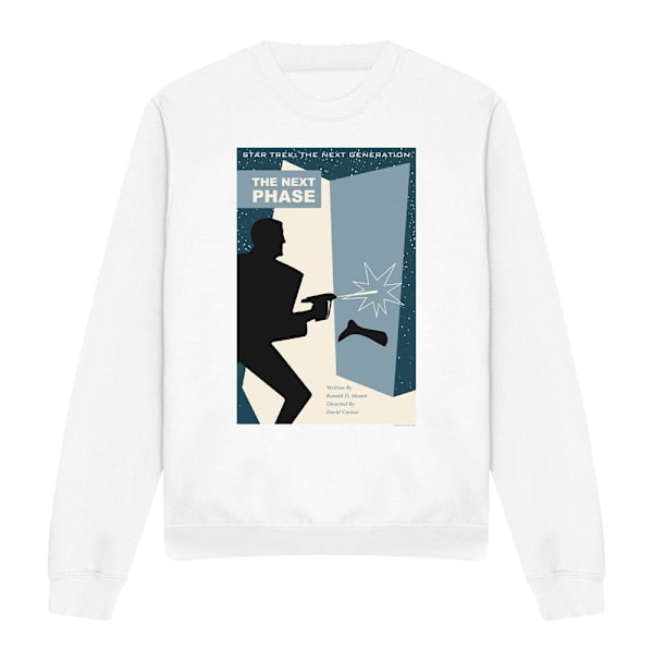 Star Trek Unisex Aikuinen The Next Generation Kausi 5 Jakso 24 Valkoinen XXL