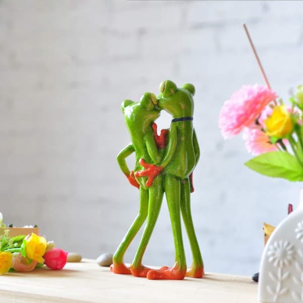 Frog Statue Frog Sculpture Frog Lovers Frog Home Desk Decor