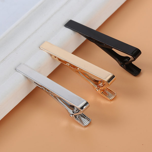 Tone slips för män, 3-pack klassiska slipsklämmor för män, enkla slipsklämmor för vanliga slipsar, bästa julklapp till pojkvän