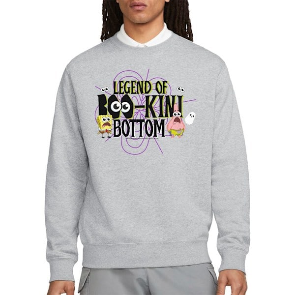 SvampBob Firkant Unisex Voksen Legend Of Boo-Kini Bottom Trøje Sport Heather XL 2 Set