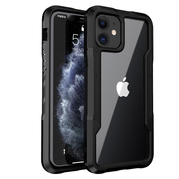 iPhone 12 - Stilfuldt Stødabsorberende Cover Blå