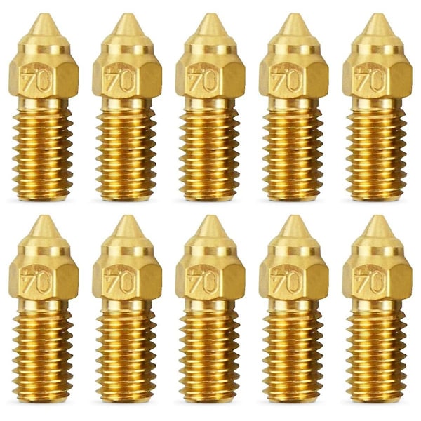 10 st Fit For Elegooneptune 4 Seriesmunstycken 3d-skrivardelar Högtemperatur 0,4 mmmunstycken Kit Fit