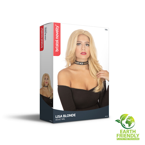 Bristol Novelty Dam/Dam Lisa Peruk En Storlek Blond One Size