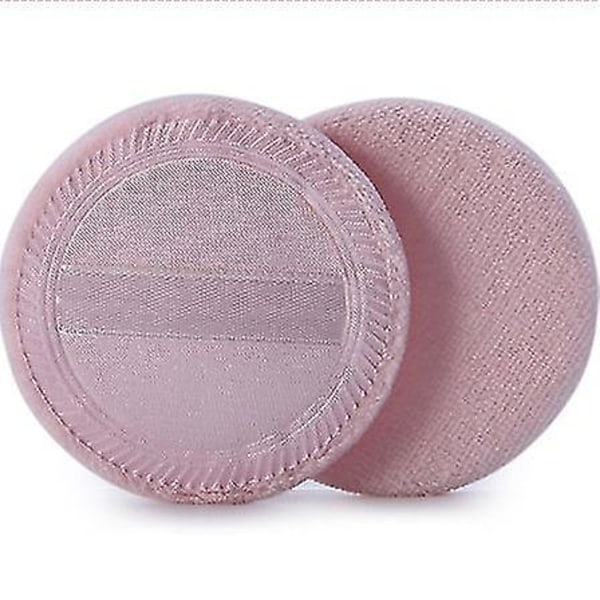 Makeup Powder Puff Washable Cotton Powder Puff Round Powder Puff For Loose Powder Mineral Powder Body Powder Powder Foundation(50pcs, Pink)