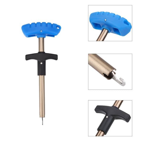 Practical T-shaped Fish Hook Remover Detacher Removal Tool Fishing Gear Accessories (Small)
