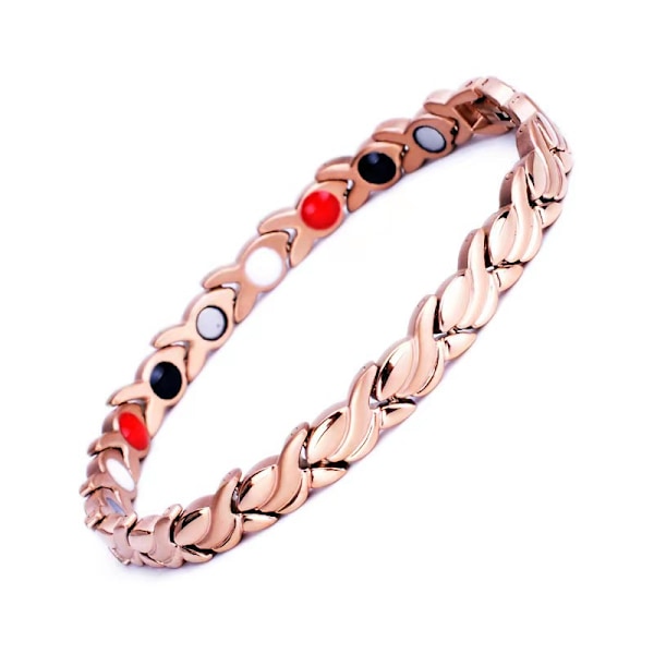 5 stk. Magnetiske armbånd til kvinder, magnetarmbånd, havfrue titanium stål armbånd smykker gaver til kvinder