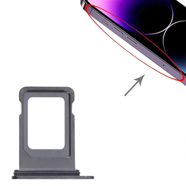 SIM-korttikelkka iPhone 14 Pro Max Musta[CO]