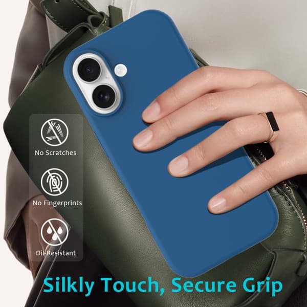 iPhone 17 Deksel - Ensfarget Silikon