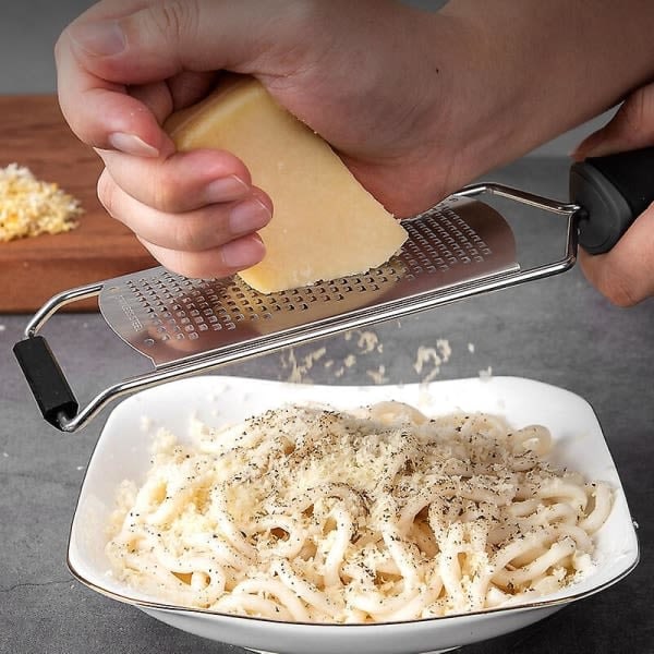 Sort Rustfrit Stål Microplane Grov Rivjern