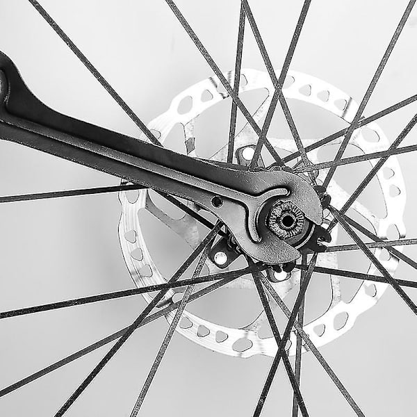 Cykel konusnøgle navnøgle, cykelhjulnav aksel konusjusteringsnøgle pedalsnøgle reparationsværktøj (2 stk., sort) -z