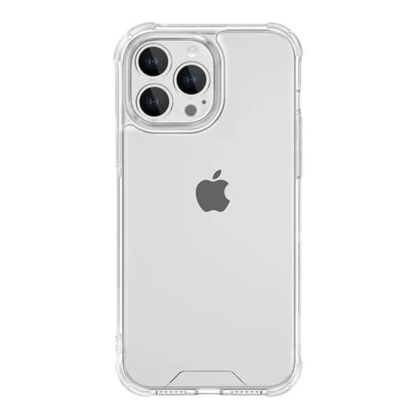 iPhone 15 Pro Iskunkestävä Puhelinkotelo - Läpinäkyvä Transparent transparent