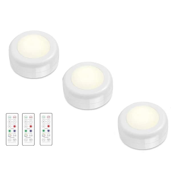LED-kohdevalaisin kaukosäätimellä 3 kpl [co]
