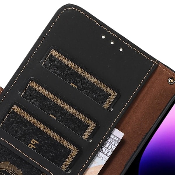 Xiaomi 13 Lite 5G Etui RFID Ægte Læder Sort
