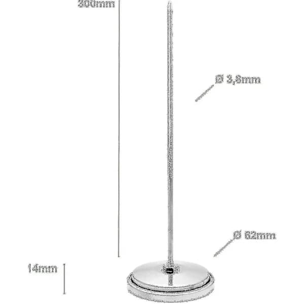 Termometer för Vedeldad Ugn / Pizzaugn / Stenugn / 400 C / 30 cm, Analog, Bimetallisk. (Gratis)BY